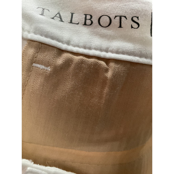 Talbots White Ankle Pants Size 10