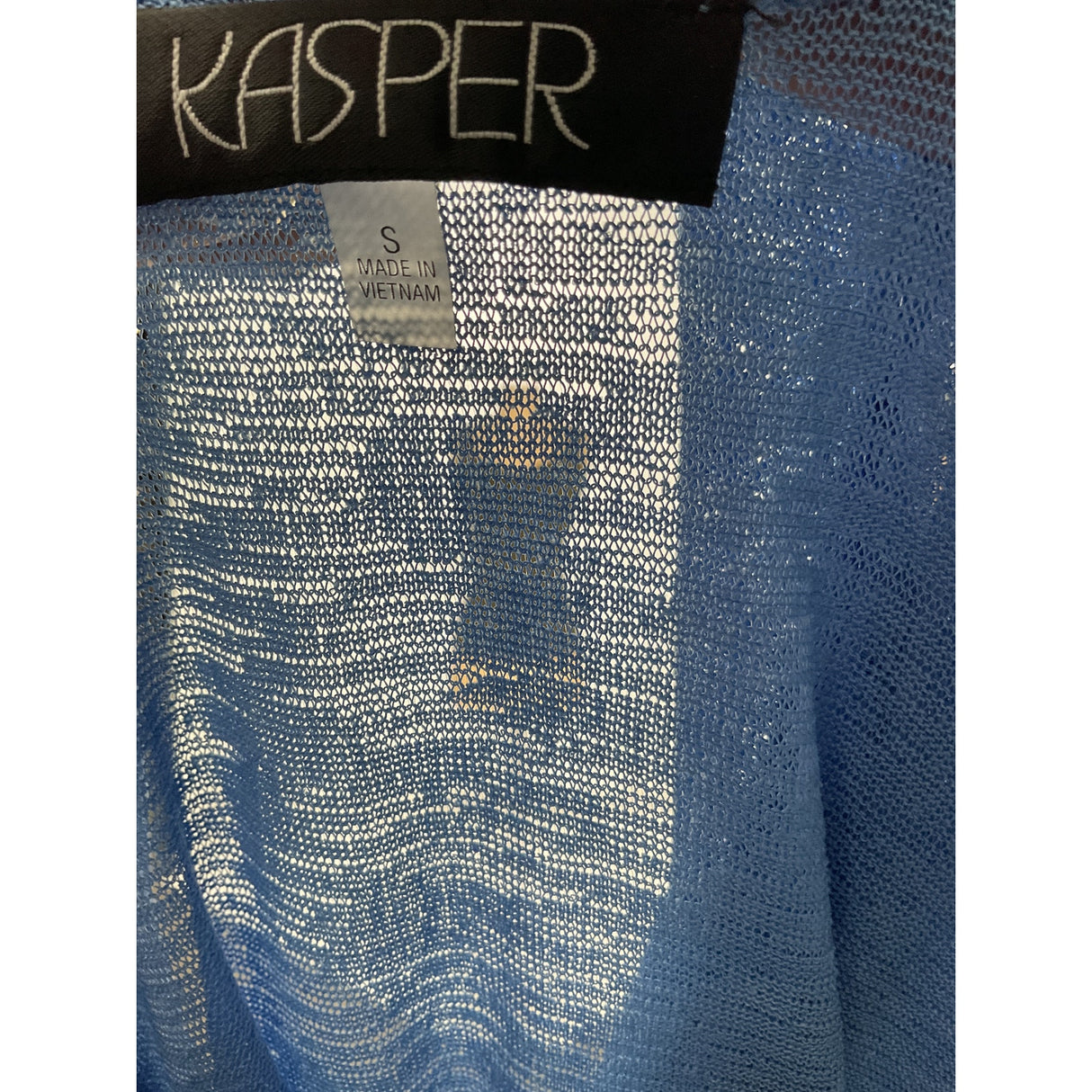 Kasper Blue Cardigan Sweater - Women's Size S