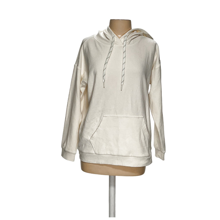 MARC NEW YORK Women's White Cotton Hoodie (L)