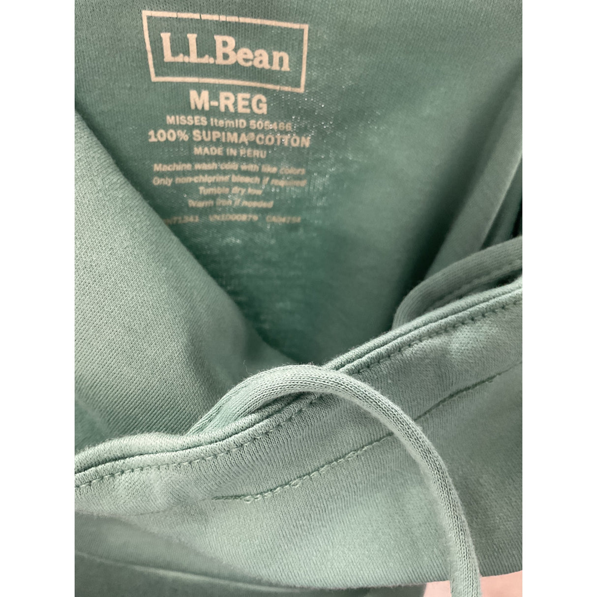 L.L. Bean Green Cotton Sweater - Women's M