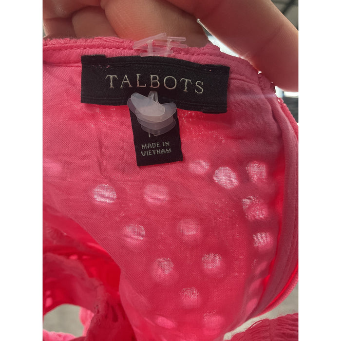 Talbots Pink Shift Dress, Size 10