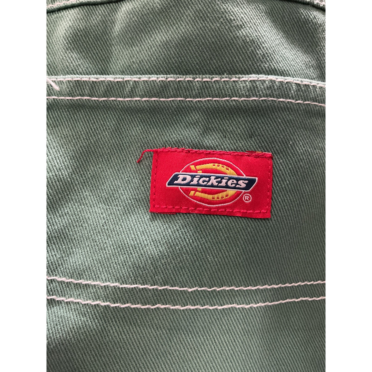 Dickies Women's Green Cotton Bermuda Shorts