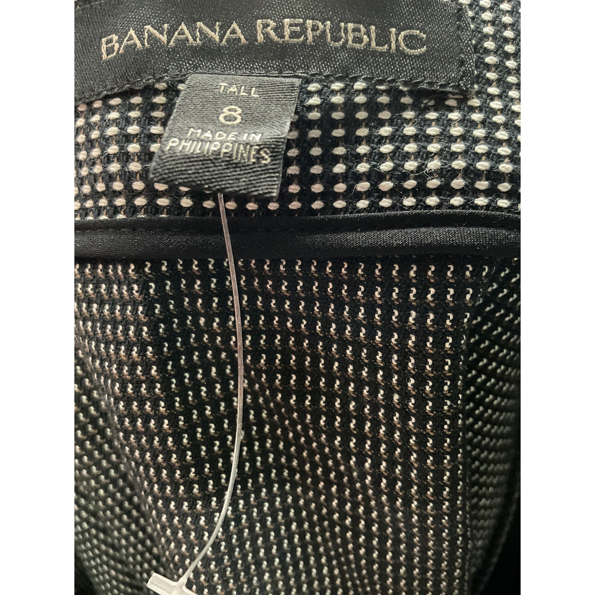 Banana Republic Black Polka Dot Knit Skirt