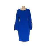 Calvin Klein Blue Midi Sheath Dress