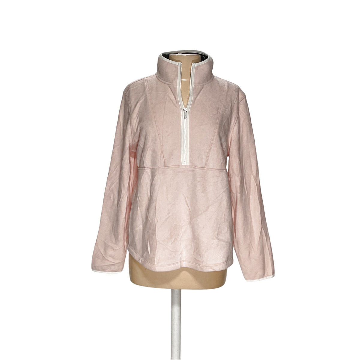 Nautica Pink Henley Sweatshirt L