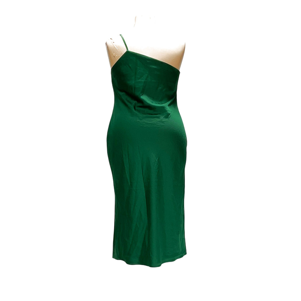 ASOS Green Satin Sheath Dress - Women's Size 14