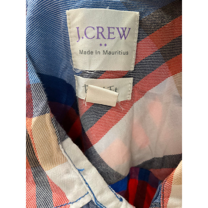 J. CREW Multicolor XS 100% Cotton Button-Up