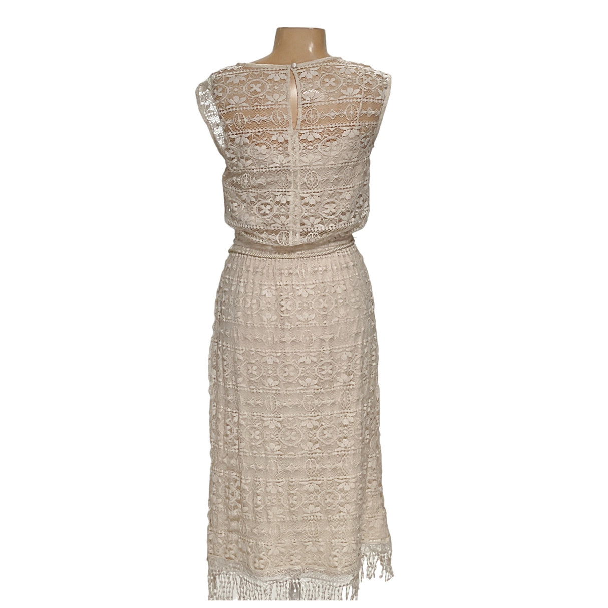 Beige Jessica Howard Blouson Dress