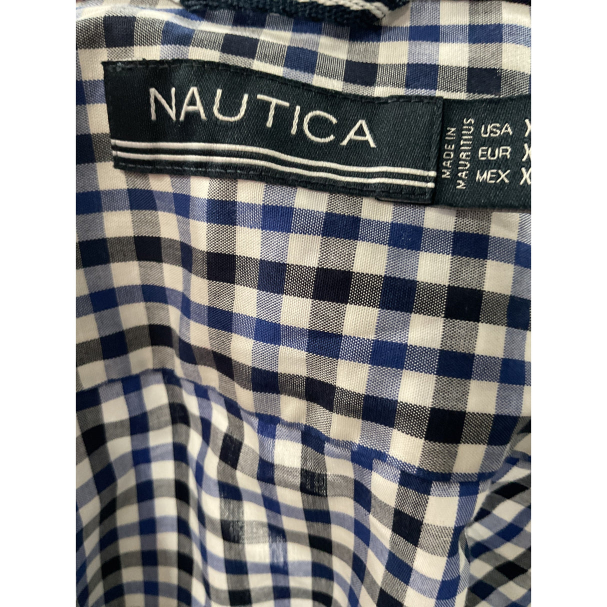 Nautica Men's Multicolor Button-Up XL Shirt