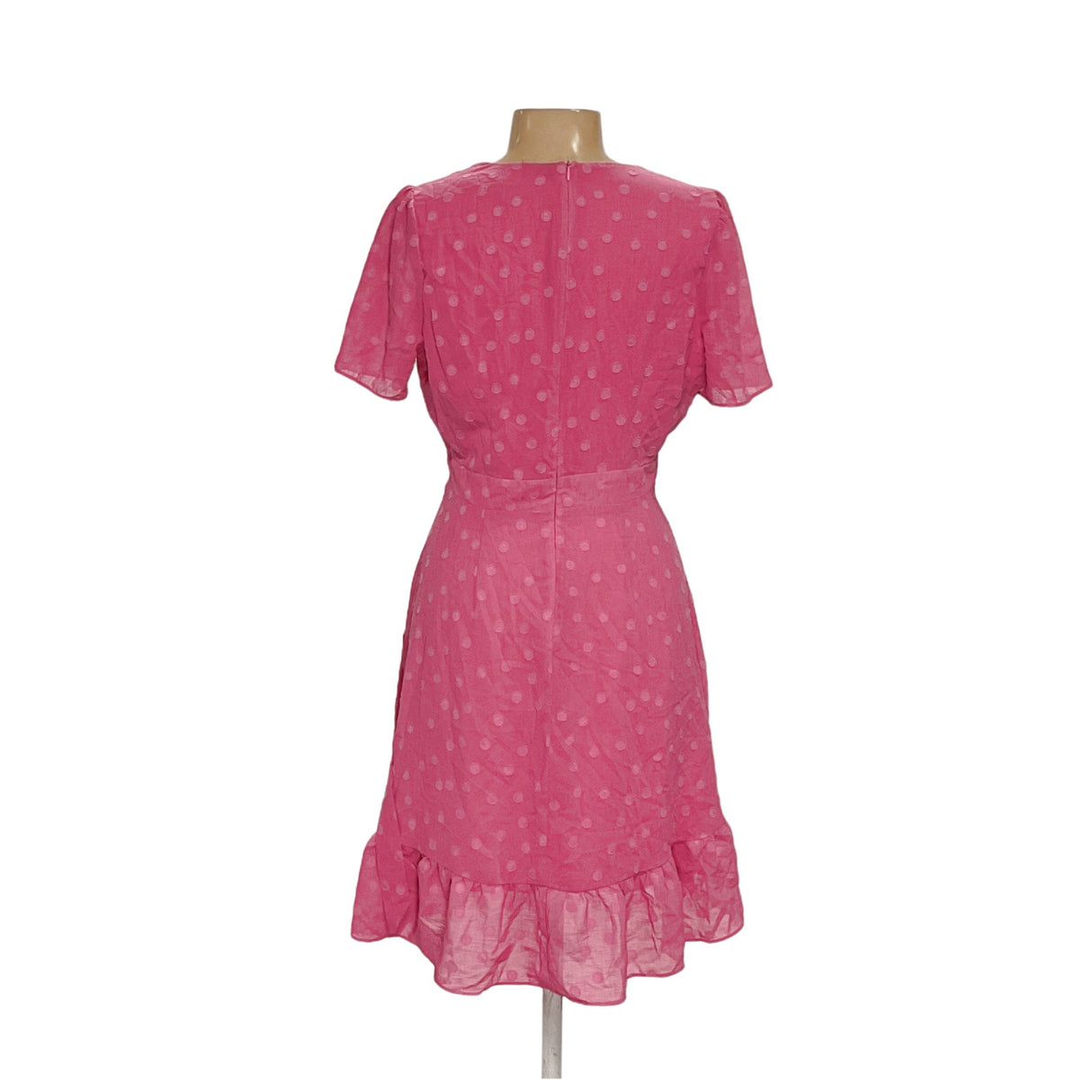 Maggy London Pink Wrap Dress - Size 10