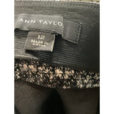 Ann Taylor Black Knit Pencil Skirt