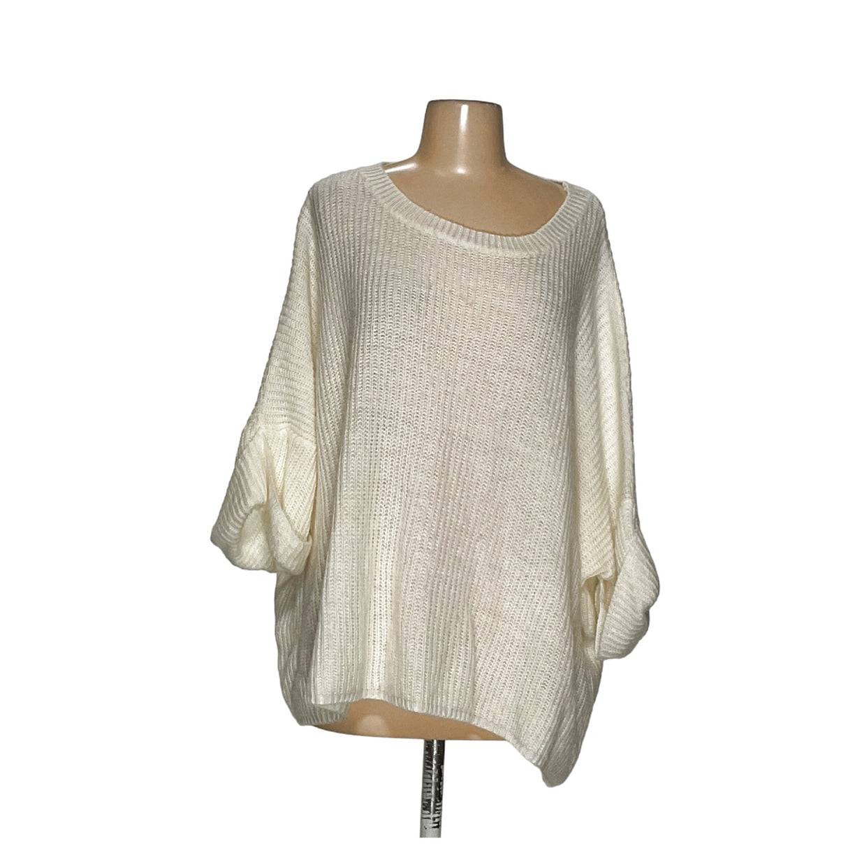 White TOBI Women's Pullover Sweater - Size L