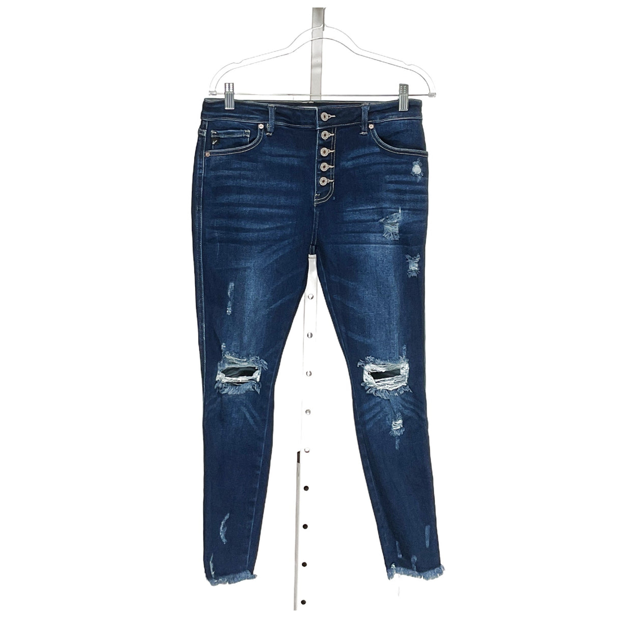 Kancan Blue Ripped Denim Jeans