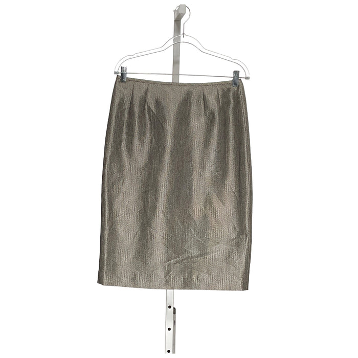 EVAN PICONE Gold A-Line Skirt