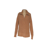 Aerie Brown Henley Sweater