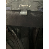 Theory Black Wool Ankle Pants-Size 4