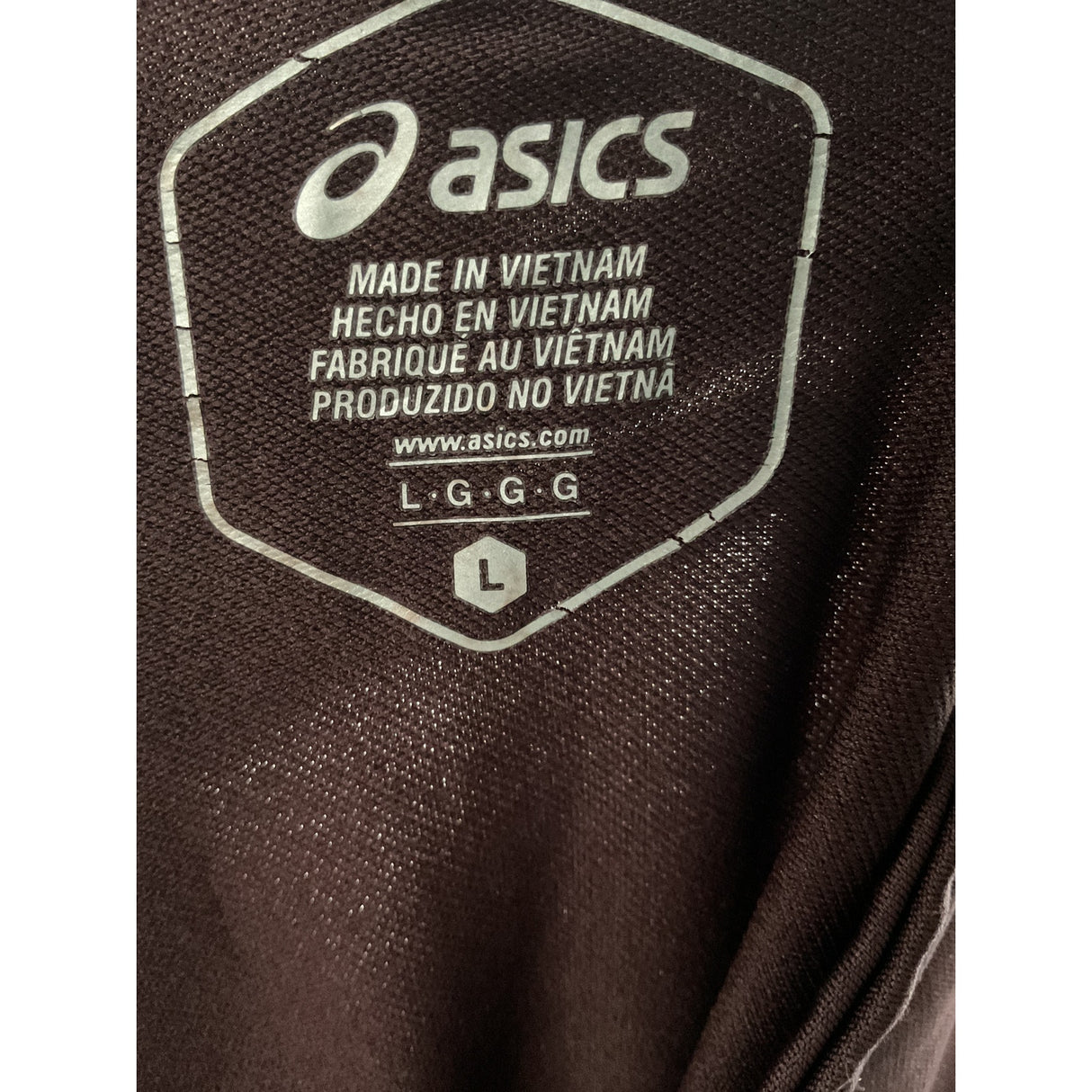 Asics Men's Brown Henley Sweatshirt