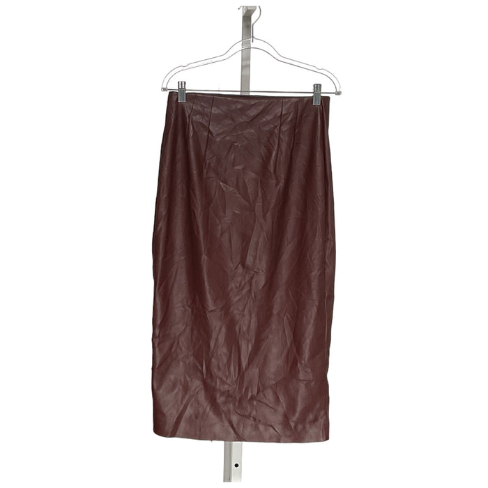 Express Brown A-Line Skirt M