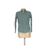 Nautica Men's Green Cotton Button-Up Shirt