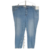 A&F Blue Plus Size Ankle Jeans