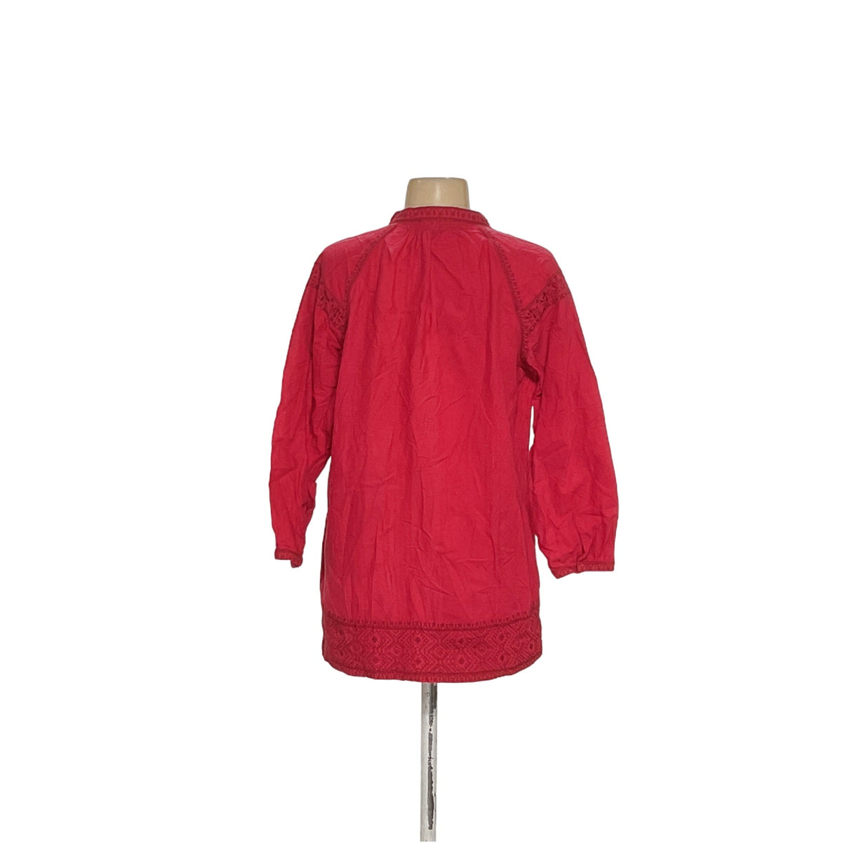 Madewell Red Cotton Blouse - XS