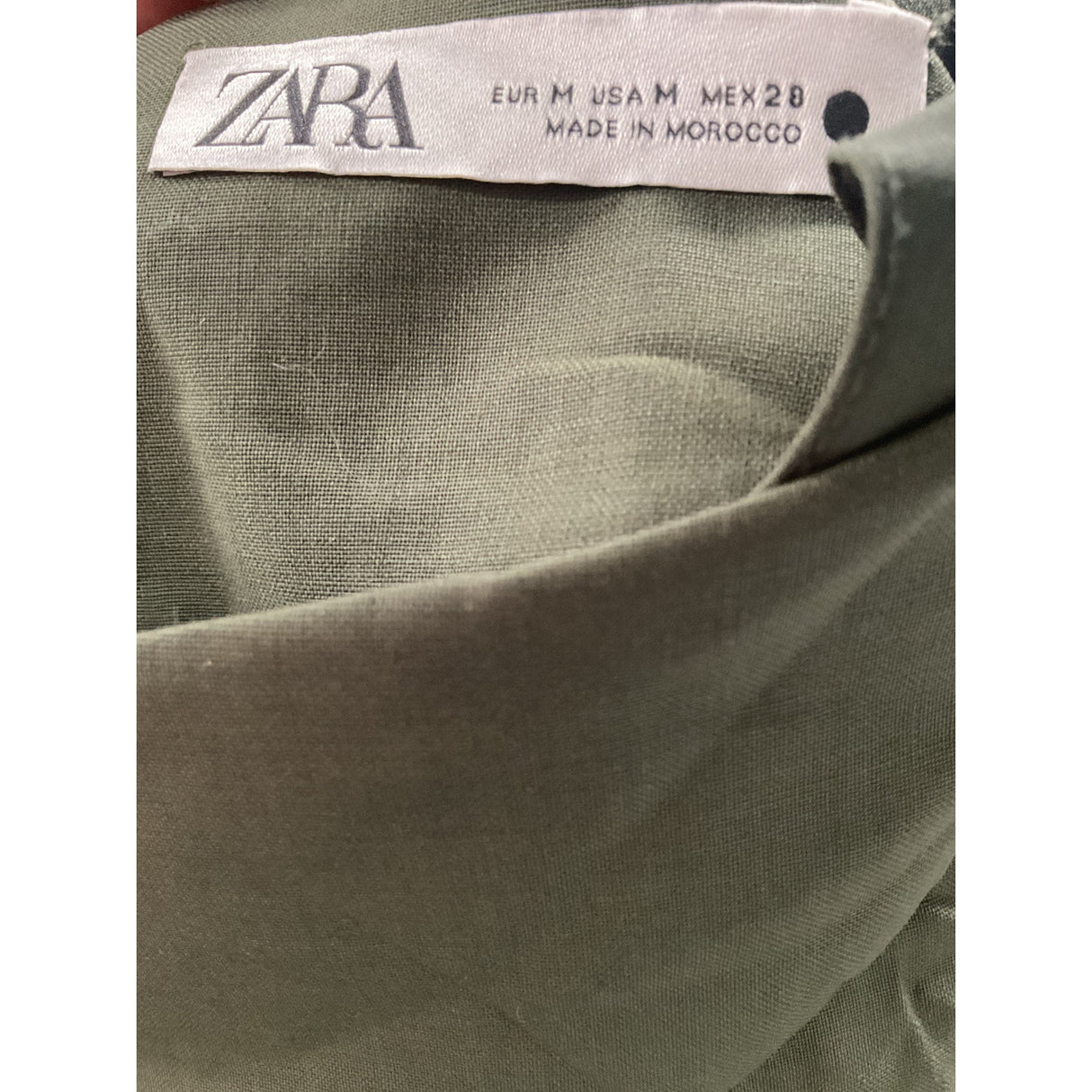 ZARA Green M Blouse - 20x24 in