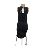 ZARA Black Bodycon Midi Dress - Size M