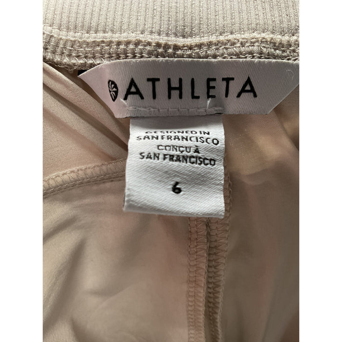 Athleta Cream Ankle Pants Size 6