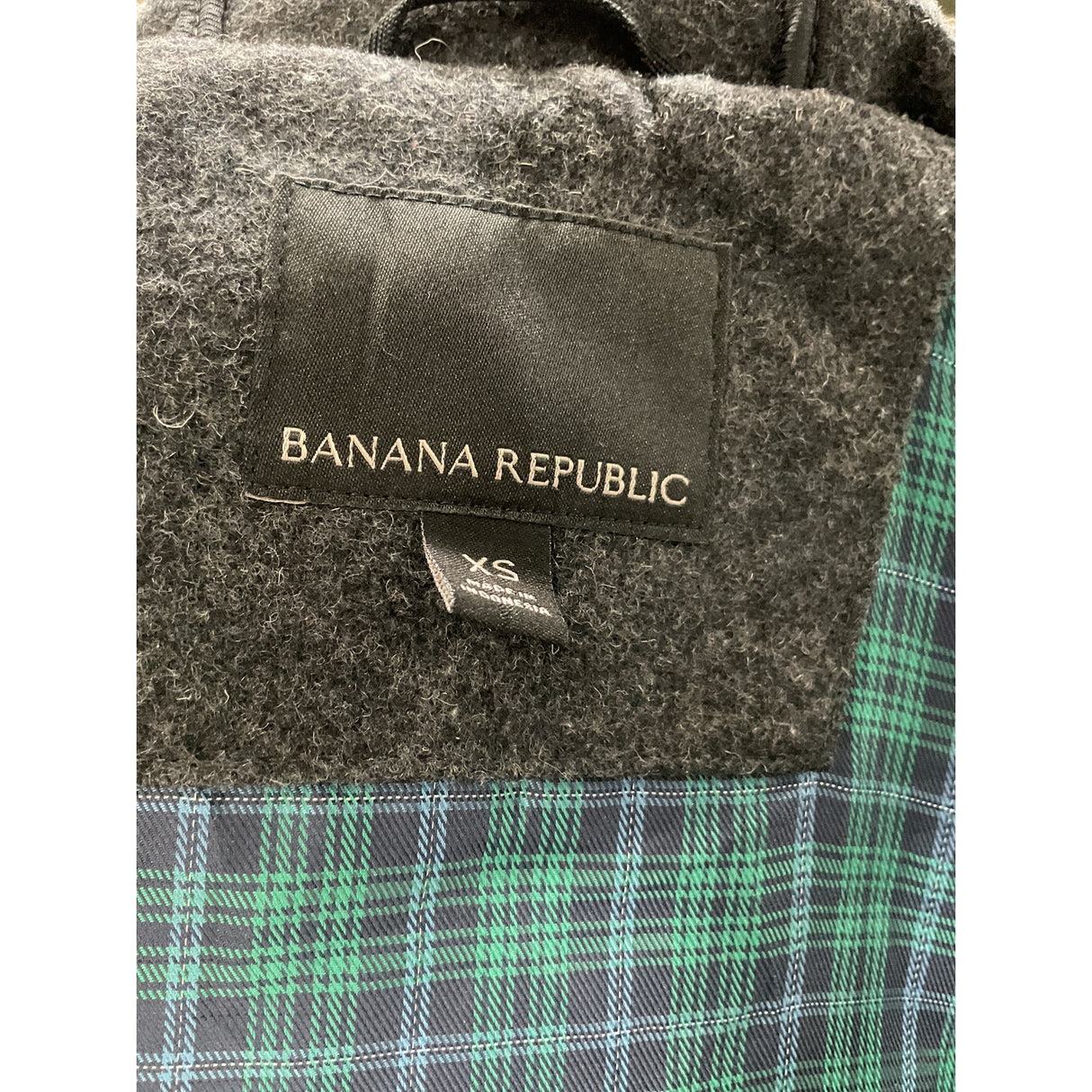 Banana Republic Black Wool Trench Coat XS