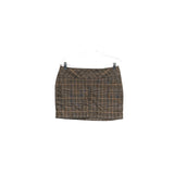 Express Brown Plaid Mini Skirt, Size 2