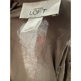 LOFT Brown XS Blouse - 25 in length