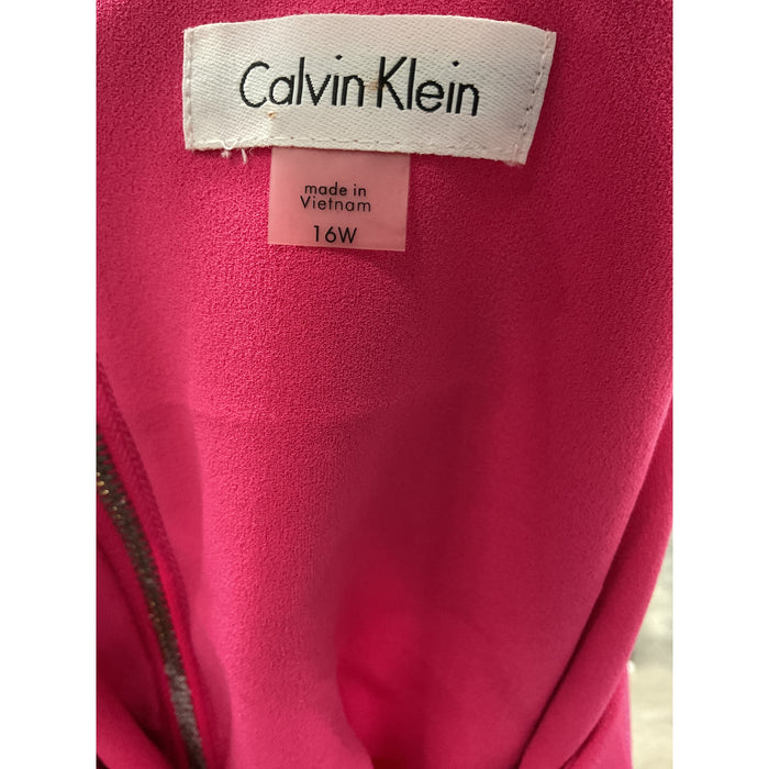 Calvin Klein Pink Shift Dress, Size 16W