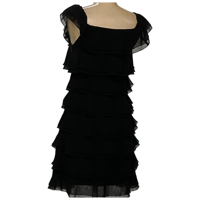 WHBM Black A-Line Dress 0