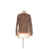 Tahari Multicolor Animal Print Sweater XS