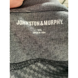 Johnston & Murphy Men's Gray 2XL Cotton Polo Shirt