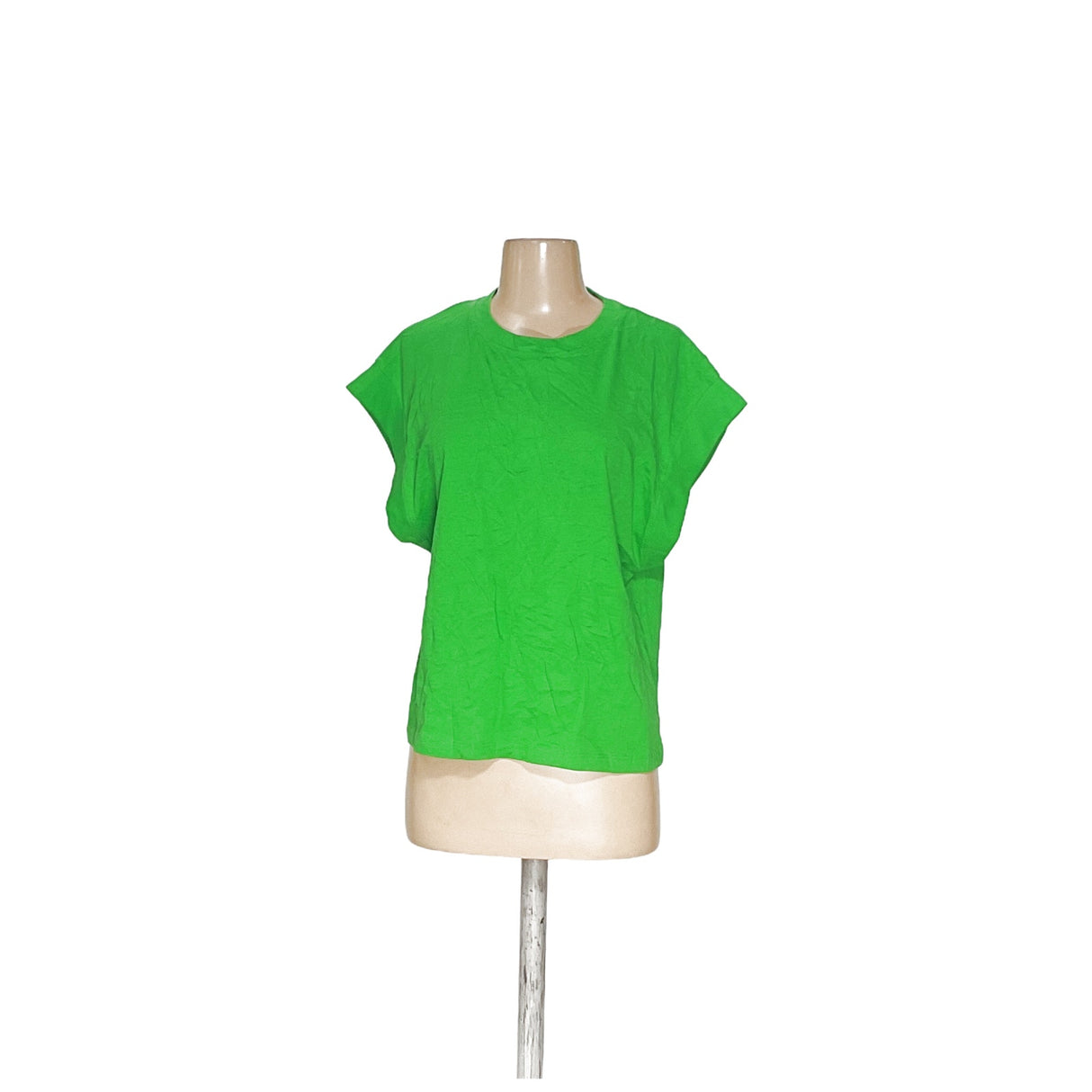 ZARA Green Cotton Blouse - Women's M