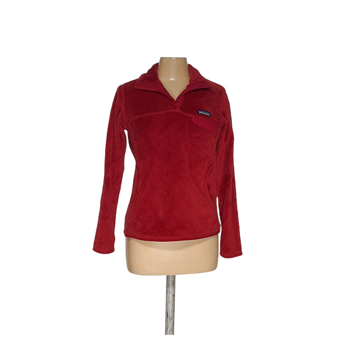 Patagonia Red Henley Sweater, Women's S