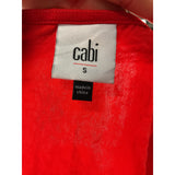 Cabi Red Cotton Blouse