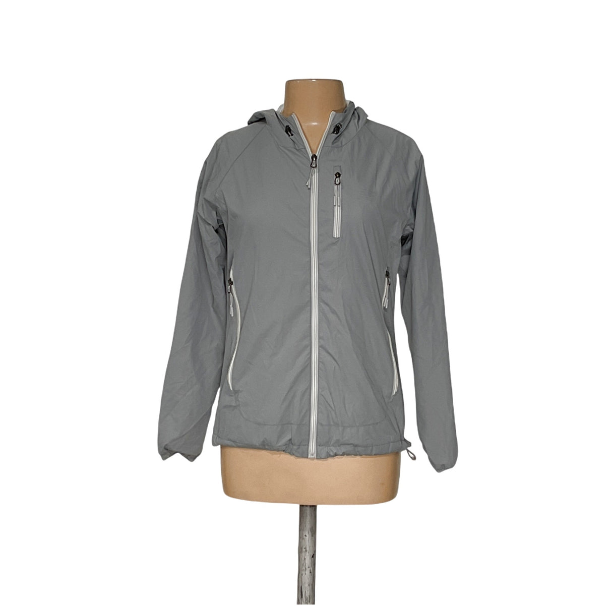 New Balance Gray Windbreaker Jacket, Women's M