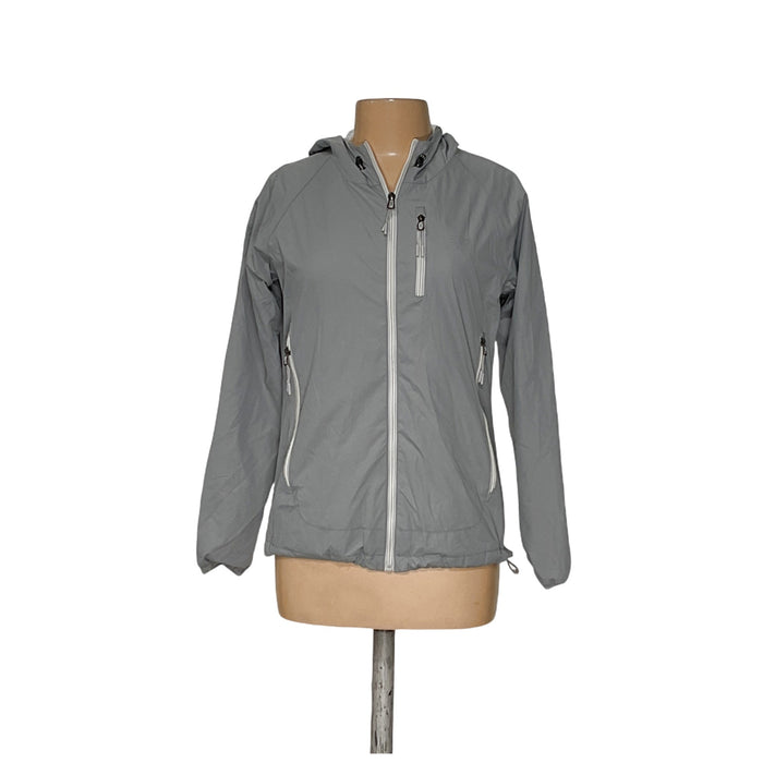 New Balance Gray Windbreaker Jacket, Women's M