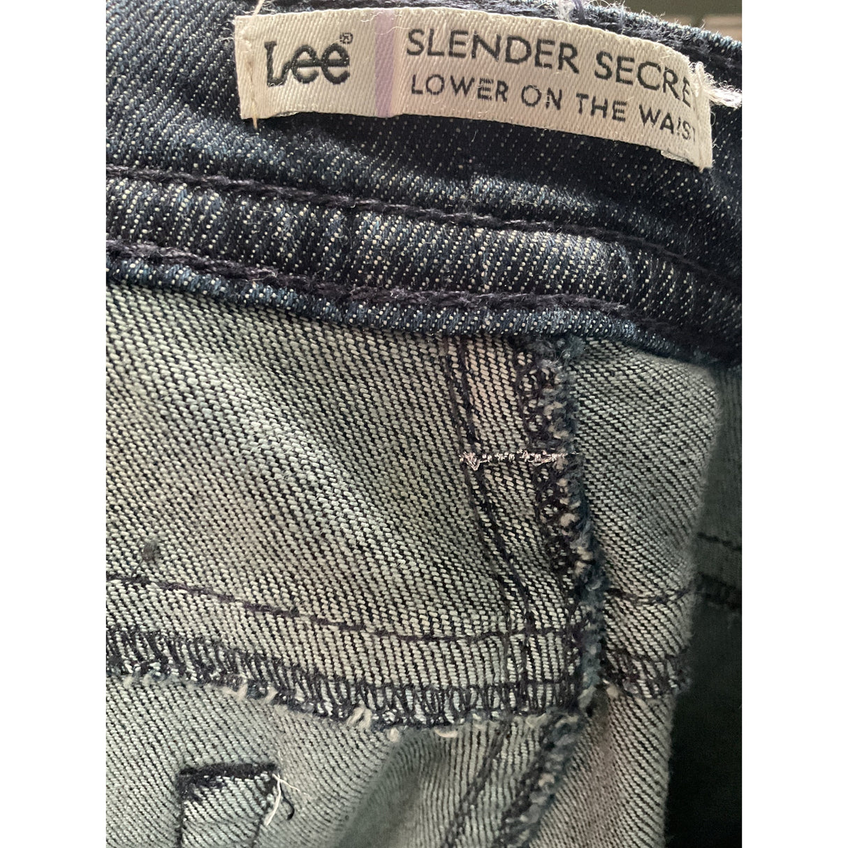 Lee Blue Straight Jeans 6