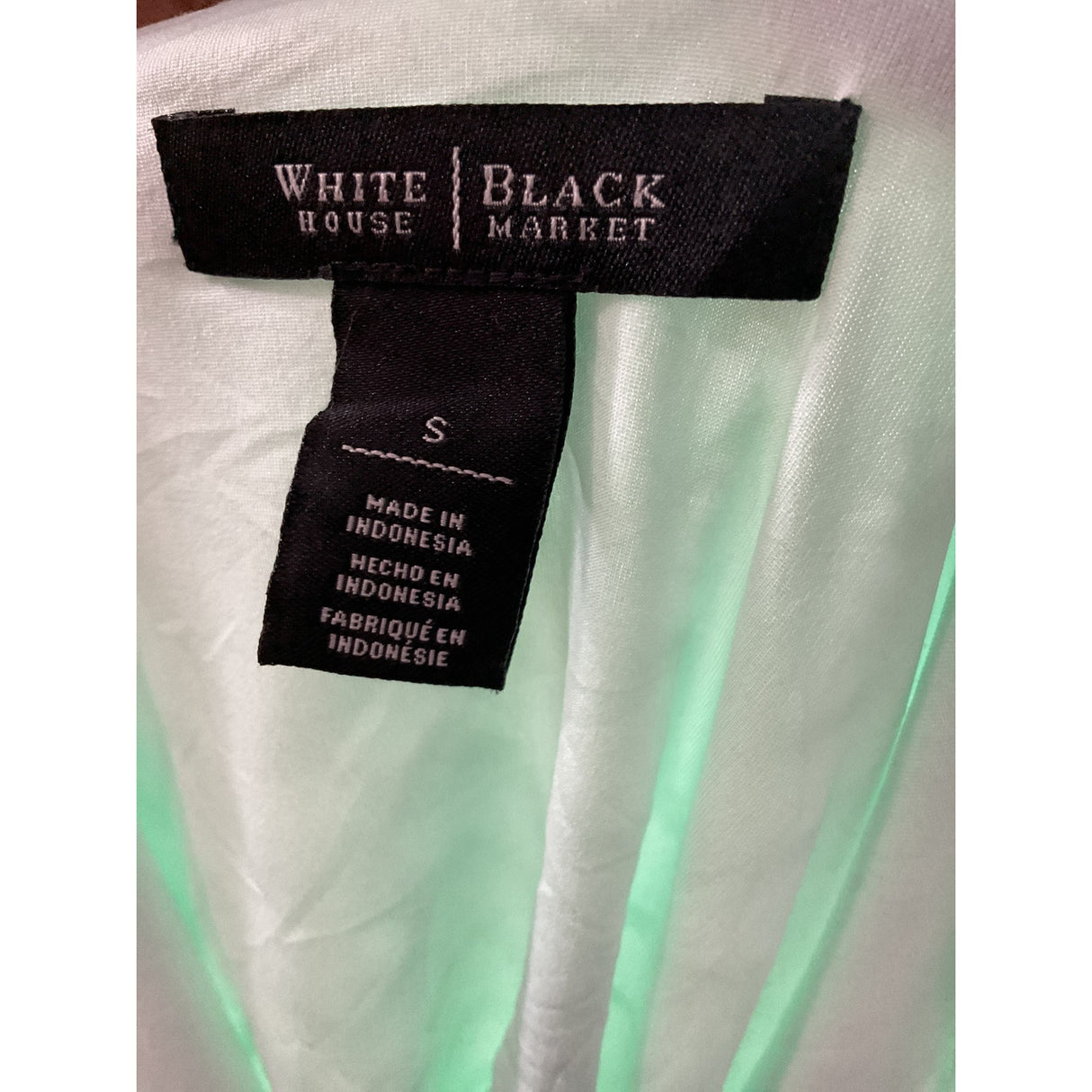 WHBM Green Polyester Blouse - Size S