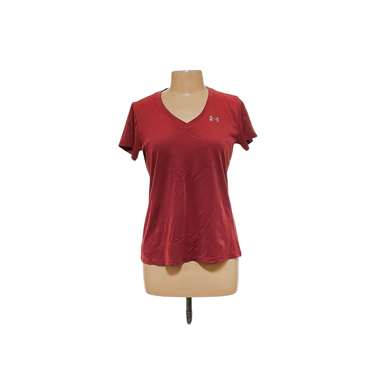 Women's Under Armour Red Activewear Top - Medium