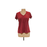 Women's Under Armour Red Activewear Top - Medium