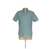 Nautica Men's Blue Short Sleeve Button-Up Shirt