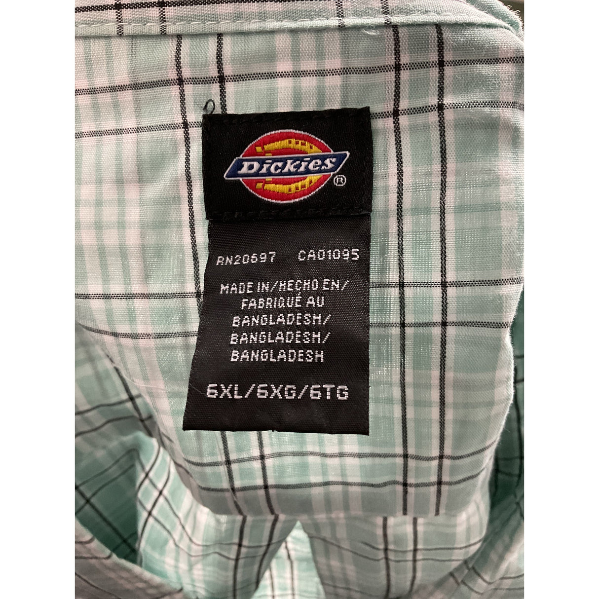 Dickies Men's Multicolor Button-Up, 6XL