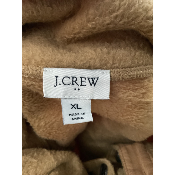 J. Crew Brown Henley Sweater XL