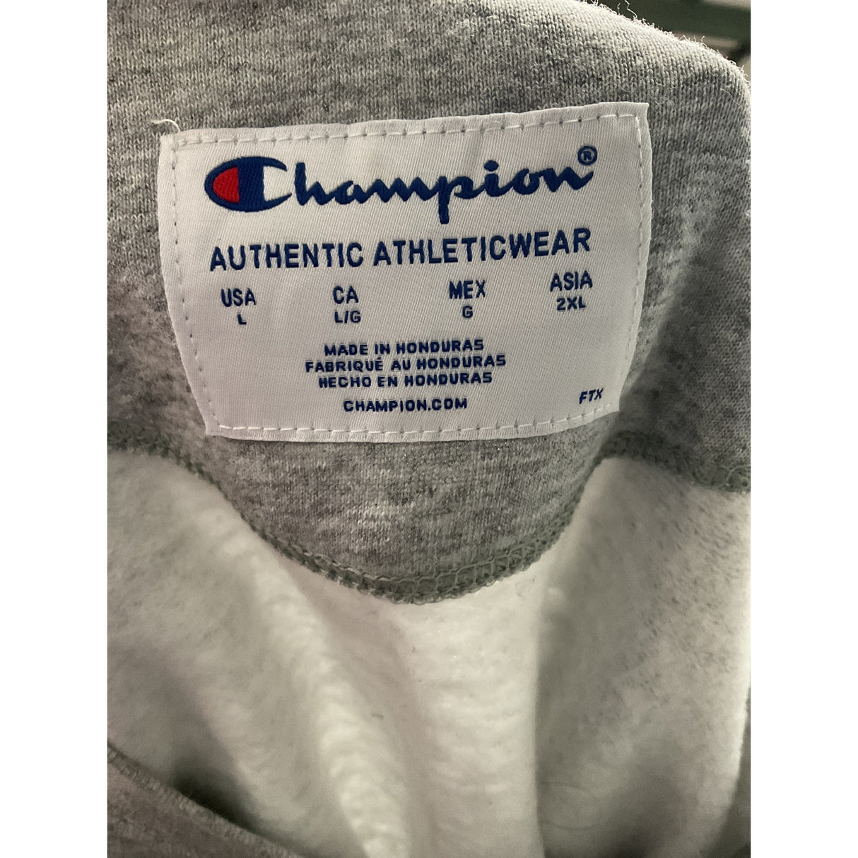 Champion Women's Gray Pullover Sweatshirt - Size L