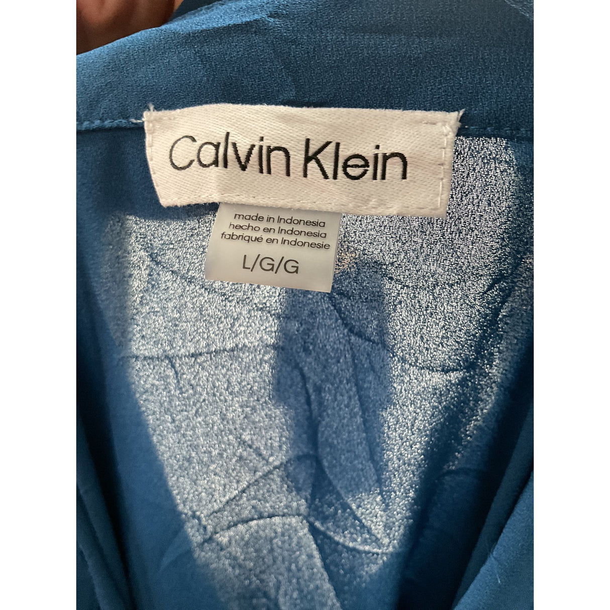 Calvin Klein Blue Women's Button-Up Top