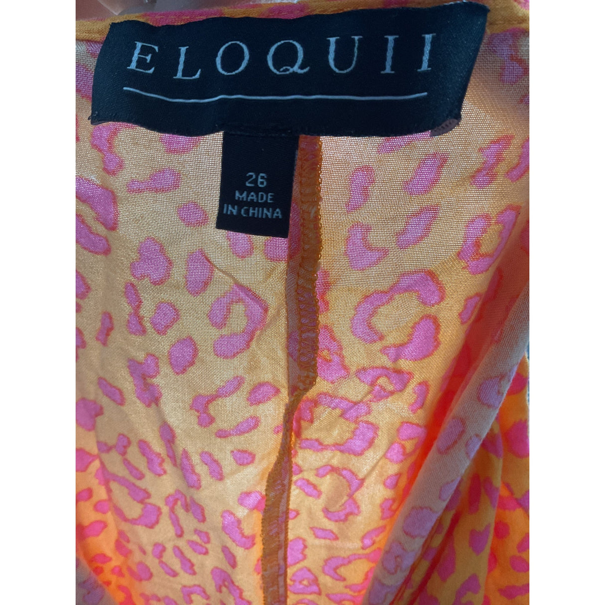 ELOQUII Multicolor Wrap Dress, Size 26